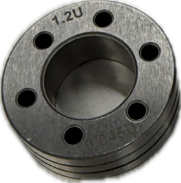 Kladka do podávača drôtu pr.37/19mm Š:12mm 1,0-1,2 U ( hliník )